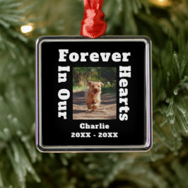 Adorno Metálico Por Siempre En Nuestro Corazón Mascota Loss Sympat