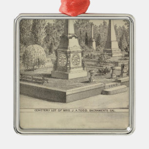 Adorno Metálico Porción Sacto, arbolado del cementerio del res