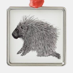 Adorno Metálico Porcupina