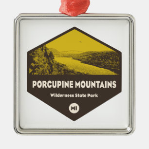 Adorno Metálico Porcupine Mountains Wilderness State Park Michigan