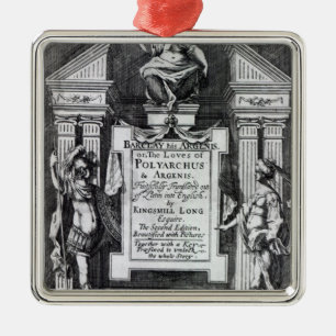 Adorno Metálico Portada de 'Argenis' de John Barclay