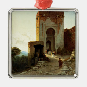 Adorno Metálico Porte de Justice, Alhambra, Granada (aceite en