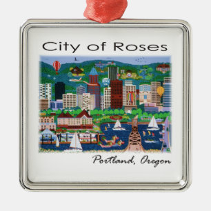 Adorno Metálico Portland~ La Ciudad de las Rosas