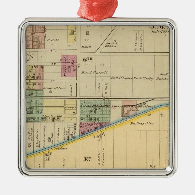 Adorno Metálico Portsmouth, Ohio (Frente)