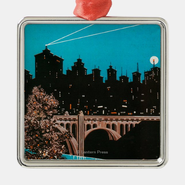 Adorno Metálico Poster #1Spokane, WA de la publicidad de Spokane (Frente)