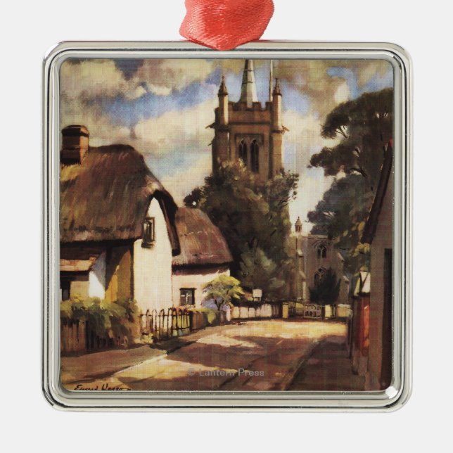 Adorno Metálico Poster británico de los ferrocarriles de la (Frente)