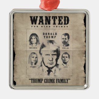 Adorno Metálico Poster buscado: Familia Crítica Trump