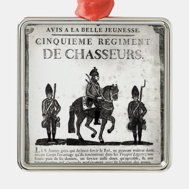 Adorno Metálico Poster del reclutamiento para el quinto regimiento (Frente)