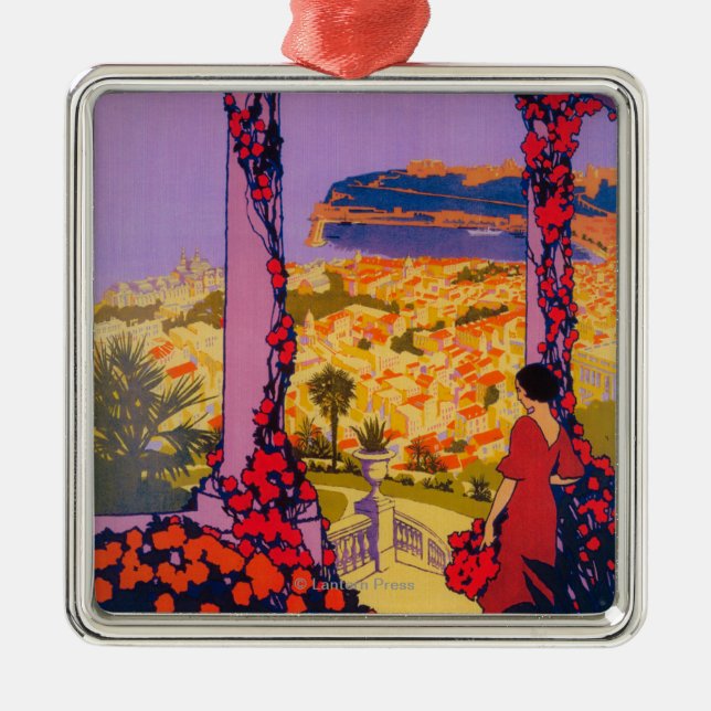 Adorno Metálico Poster promocional del viaje (Frente)