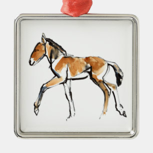 Adorno Metálico Potro