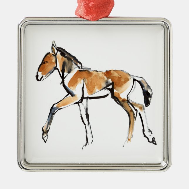 Adorno Metálico Potro (Frente)