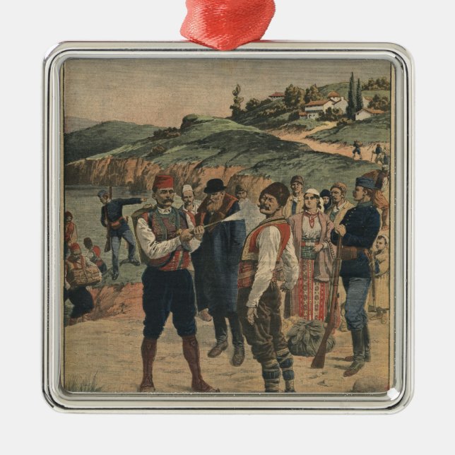 Adorno Metálico Precauciones tomadas para prevenir el cólera (Frente)