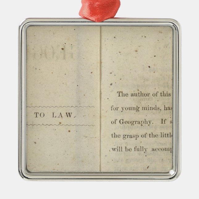 Adorno Metálico Prefacio Lector geográfico para niños Dixie (Frente)