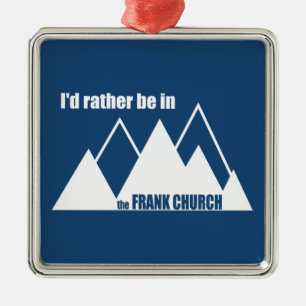 Adorno Metálico Preferiría Estar En La Montaña De La Iglesia Frank