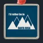 Adorno Metálico Prefiero estar en la montaña Santa Rosa California<br><div class="desc">En el condado de Sonoma,  Santa Rosa California ofrece infinitas oportunidades al aire libre,  en el río ruso se puede practicar kayak,  piragüismo y paseos a caballo,  y en todas partes hay senderos para practicar senderismo y ciclismo.</div>