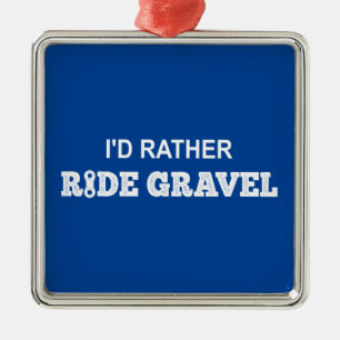 Adorno Metálico Prefiero Montar Gravel