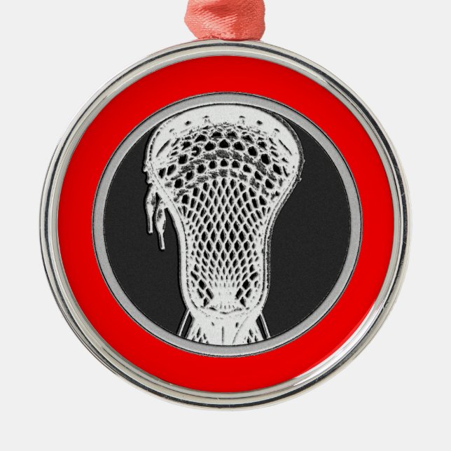 Adorno Metálico Premio de Lacrosse (Frente)