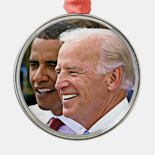 Adorno Metálico Presidente Obama y vicepresidente Biden