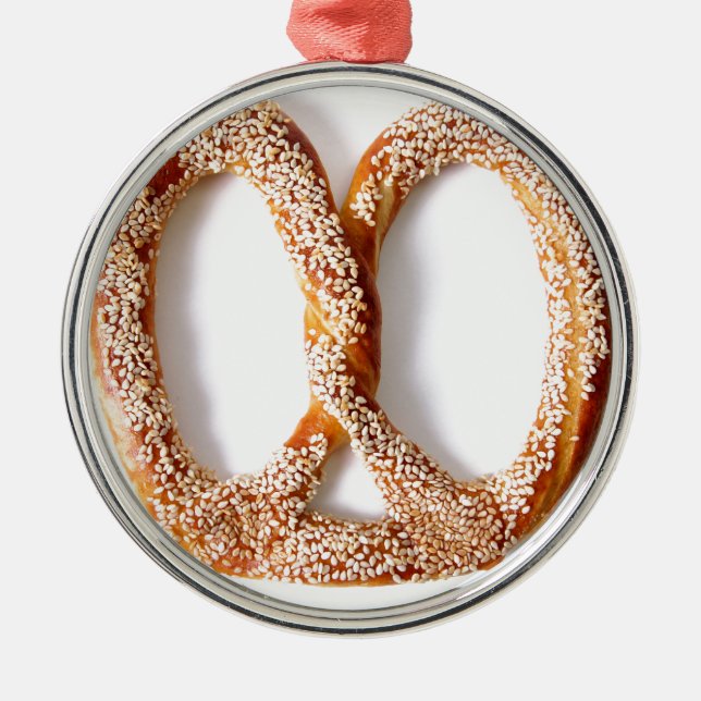 Adorno Metálico Pretzel (Frente)
