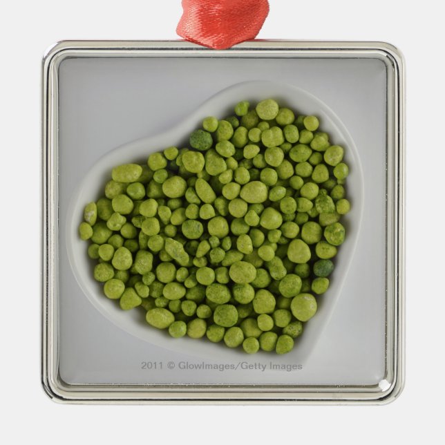 Adorno Metálico Primer de guijarros verdes en un cuenco de la (Frente)