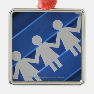 Adorno Metálico Primer de las muñecas de cadena de papel