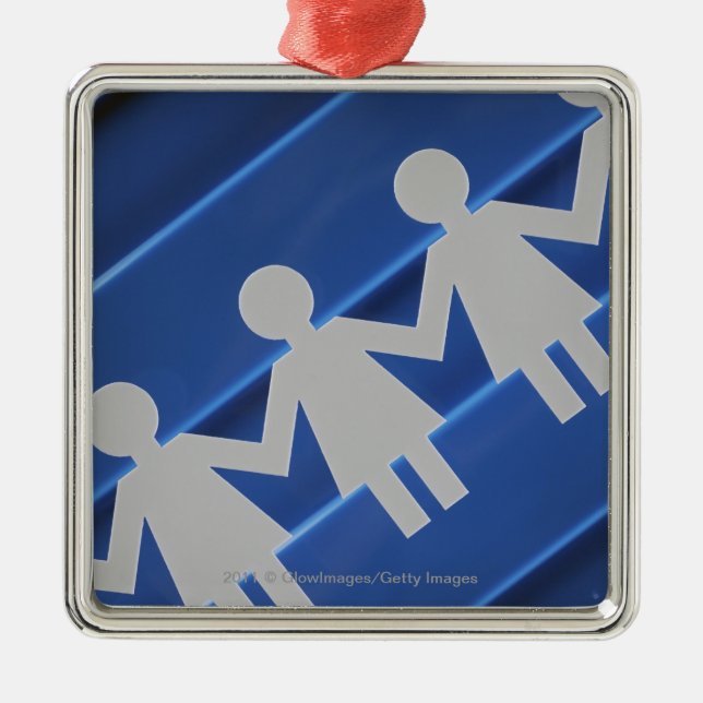 Adorno Metálico Primer de las muñecas de cadena de papel (Frente)