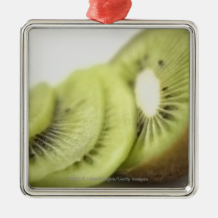 Adorno Metálico Primer de las rebanadas del kiwi