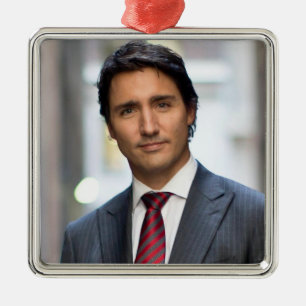 Adorno Metálico Primer ministro Justin Trudeau 2017