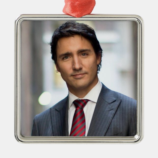 Adorno Metálico Primer ministro Justin Trudeau 2017 (Frente)