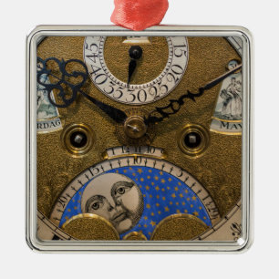 Adorno Metálico Primer plano de un reloj antiguo, Alemania