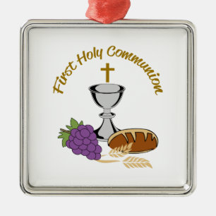 ADORNO METÁLICO PRIMERA COMUNIÓN SANTA