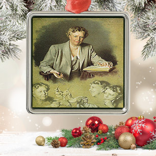 Adorno Metálico Primera Dama Anna Eleanor Roosevelt