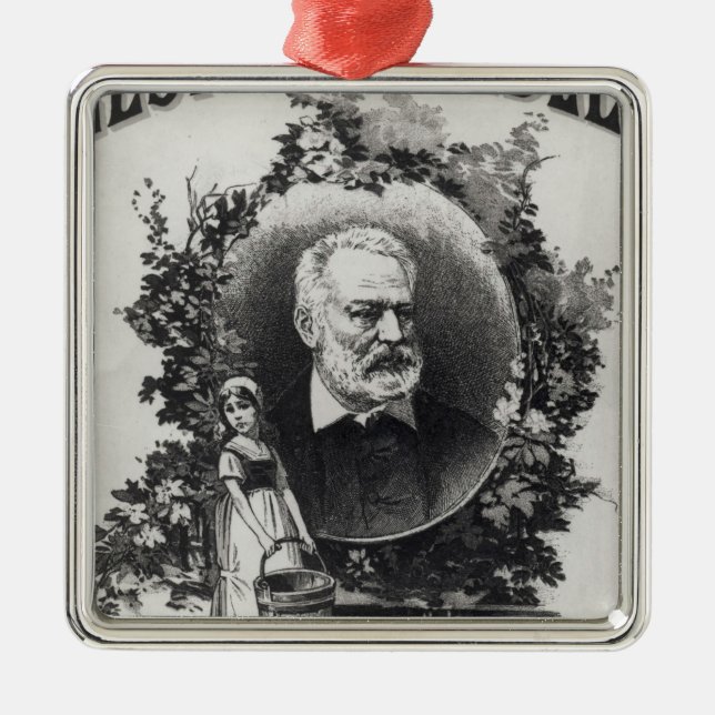 Adorno Metálico Primera edición de "Les Miserables" (Frente)