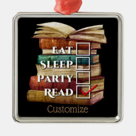 Adorno Metálico Primera lectura personalizada