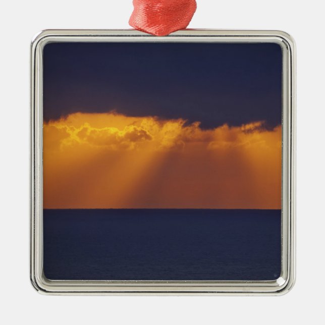 Adorno Metálico Primera luz sobre el mar de Tasman, Australia (Frente)