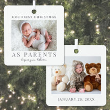 Primera Navidad como padres Foto del bebé