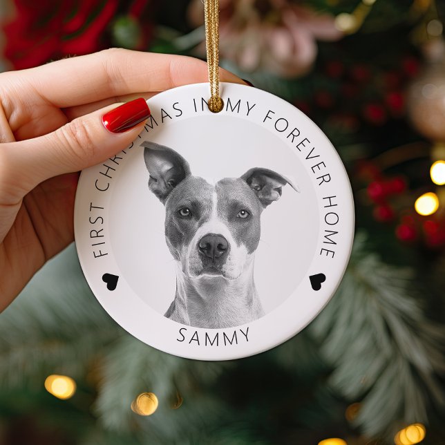 Adorno Metálico Primera Navidad En Mi Forever Home | Navidad (Subido por el creador)