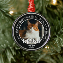 Primera Navidad Hogar Eterno Foto y Nombre de Gato
