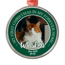 Primera Navidad Hogar Eterno Gato Foto y Nombre
