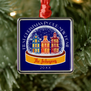 Adorno Metálico Primera Navidad Nuestro nuevo hogar Navidades de S