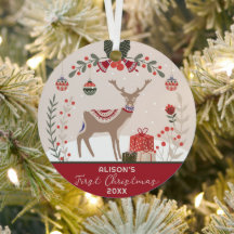 Primera Navidad personalizada del bebé gracias a u