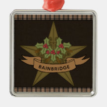 Primitive Star & Berries Navidades personalizados