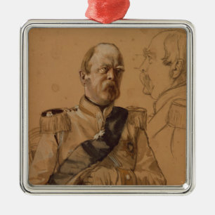 Adorno Metálico Prince Otto Von Bismarck