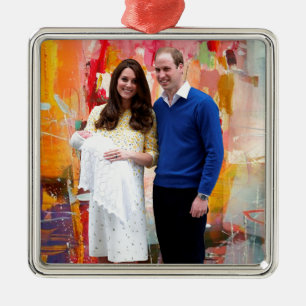 Adorno Metálico Princesa Charlotte Elizabeth Diana