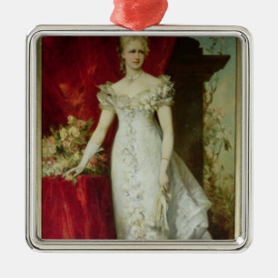 Adorno Metálico Princesa Real Stephanie de Bélgica