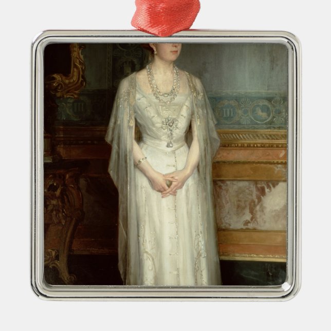 Adorno Metálico Princesa Victoria Eugenie, reina de España (Frente)