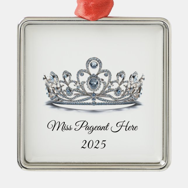 Adorno Metálico Princess Tiara Ornament (Frente)