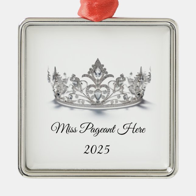 Adorno Metálico Princess Tiara Ornament (Frente)