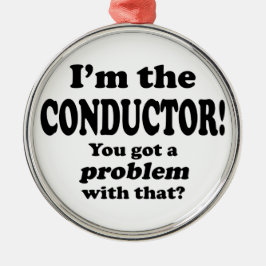 Adorno Metálico Problema Con Eso - Conductor