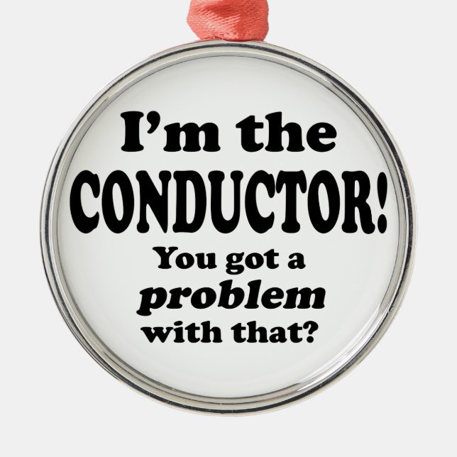 Adorno Metálico Problema Con Eso - Conductor (Frente)